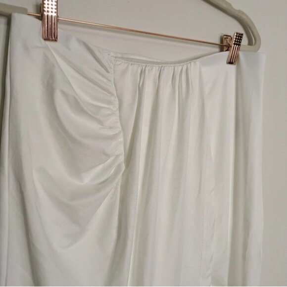 LAST CALL//Draped Maxi Skirt in White by Shein NWOT Size XL - Picture 7 of 12